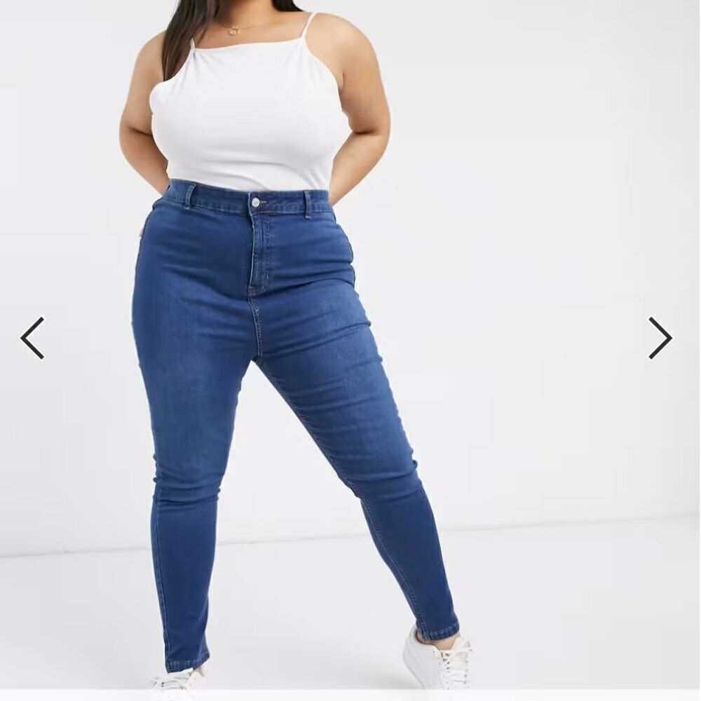 Urban bliss skinny high rise dark blue jeans NWT size 18